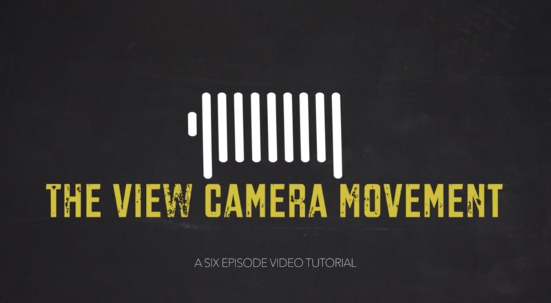 The view camera movement - Fotografie Gerhard Witteveen